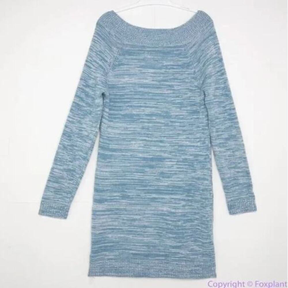 NEW White House‎ Black Market Super-Cozy blue Sweater Dress, S - Picture 6 of 16